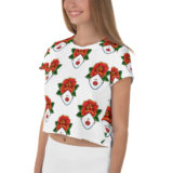 Rose Head Crop Tee