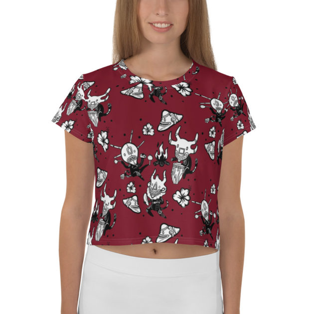 Chibi- Vejigante-Areyto Crop Tee