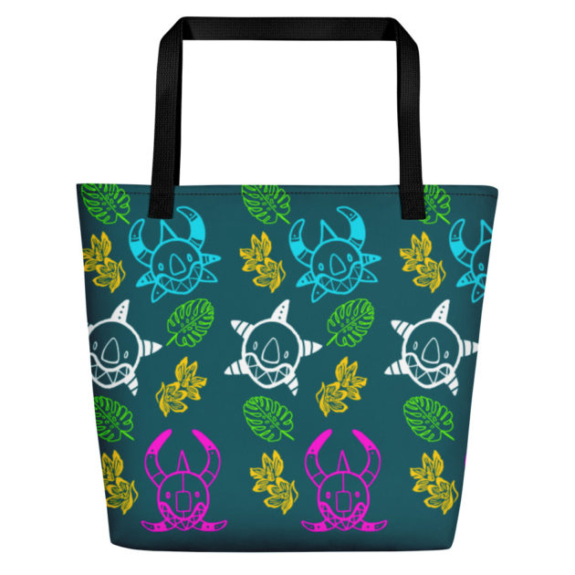 Tropical Masks Beach Bag
