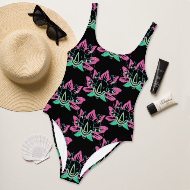 Amapola Mask One-Piece Swimsuit