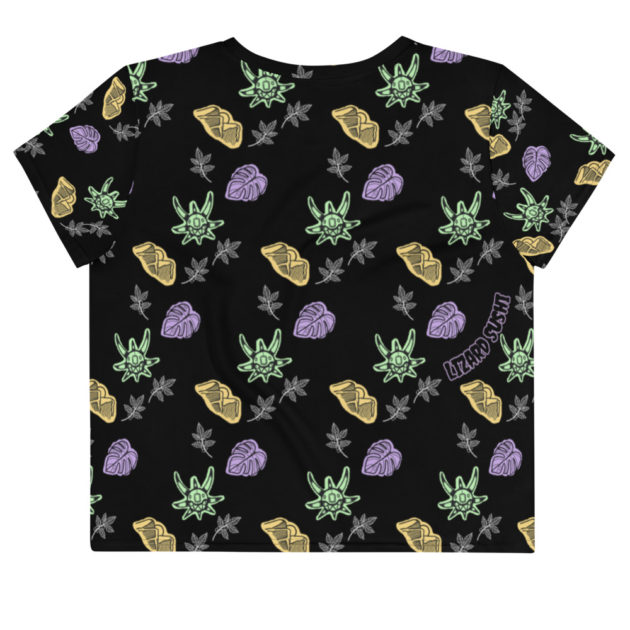 Rooted All-Over Print Crop Tee