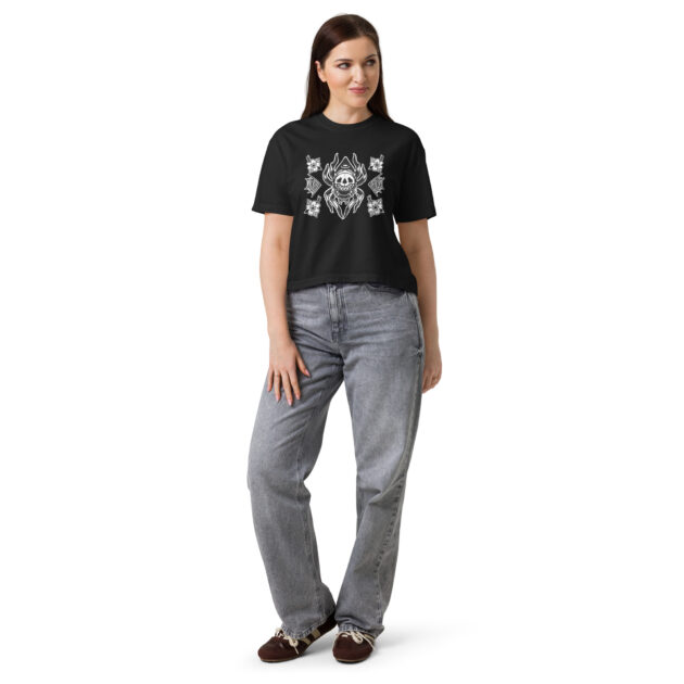 Widow’s Mask Women’s heavyweight boxy tee