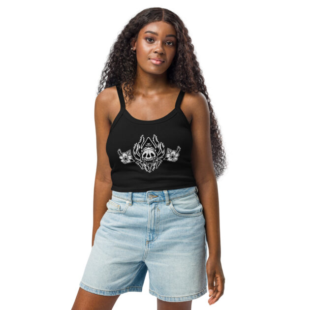 Widow’s Mask Women’s micro-rib tank top